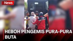 Pengemis Pura-Pura Buta di Bandung, Raup Rp500 Ribu Per Hari
