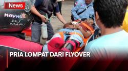 Warga Duren Sawit Geger, Pria Lompat dari Flyover Setinggi 10 Meter