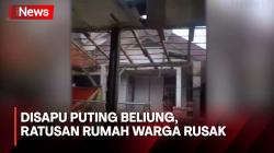 Puting Beliung Sapu Ratusan Rumah Warga di Kabupaten Bandung