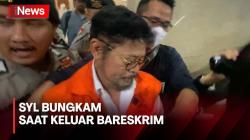 Diperiksa 5 Jam, SYL Pilih Bungkam saat Keluar Bareskrim