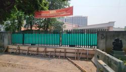 PPKGBK Bangun Beton Permanen di Seluruh Akses Masuk Hotel Sultan