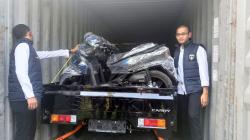 Polda Jateng Gagalkan Pengiriman Puluhan Motor dan 8 Mobil Bodong ke Timor Leste
