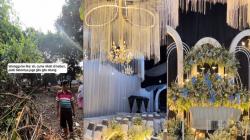 Wow Sepasang Kekasih Nikah di Kebun Singkong, Tadinya Kumuh Disulap Jadi Tempat Mewah