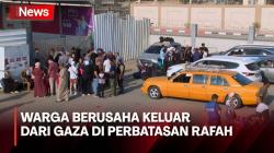 Berusaha Keluar dari Gaza, Puluhan Warga Datangi Perbatasan Rafah