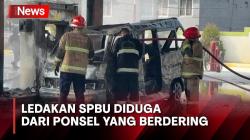 Ponsel Sopir Angkot Berdering, Diduga Picu Ledakan dan Hanguskan SPBU di Sukabumi<