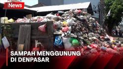 TPA Suwung Denpasar Masih Tutup, Sampah Menggunung Setinggi Atap