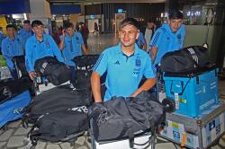 Foto-Foto Timnas Argentina U-17 Tiba di Indonesia