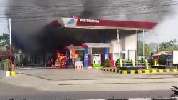  Angkot Meledak saat Isi BBM, SPBU Sukabumi Terbakar<