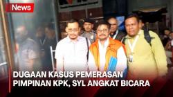 Usai Diperiksa, SYL Angkat Bicara terkait Dugaan Kasus Pemerasan Pimpinan KPK