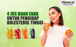 Infografis 4 Jus Buah yang Enak Dikonsumsi untuk Pengidap Kolesterol