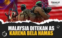 Infografis Malaysia Ditekan AS karena Bela Hamas