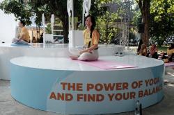 Penggagas Aplikasi Habuds Irene Tanihaha Buat Gebrakan dengan Mengajak 500 Warga Bogor Yoga Bareng