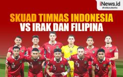 Infografis Skuad Timnas Indonesia vs Irak dan Filipina