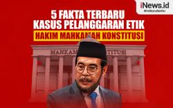 Infografis 5 Fakta Terbaru Kasus Pelanggaran Etik Hakim MK