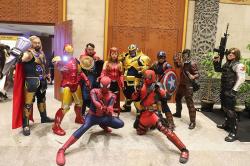 Gaya Cosplayer Pamer Kostum saat Indonesia Comic CON x DG Con 2023