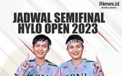 Infografis Jadwal Semifinal Wakil Indonesia di Hylo Open 2023