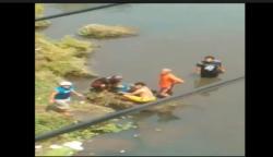 Kecelakaan Beruntun di Jembatan Kali Pelus Banyumas, Pengendara Motor Nyebur Sungai