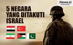 Infografis 5 Negara yang Ditakuti Israel 