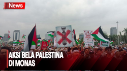 Begini Momen Menko PMK Ajak Jutaan Massa Bela Palestina Selawat Bersama di Monas
