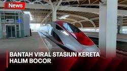 KCIC Bantah Stasiun Kereta Halim Bocor Akibat Hujan Deras