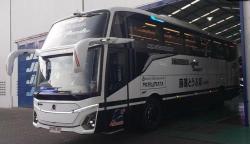 PO Tunggal Jaya Rilis Bus Gaya Jepang, Pakai Livery Initial D si Tukang Tahu