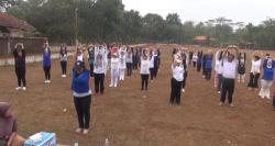 Caleg Partai Perindo Sosialisasi KTA Berasuransi dan Ajak Warga Subang Senam Sehat