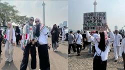 Potret Inara Rusli Kembali Pakai Cadar saat Ikut Aksi Bela Palestina, Netizen Malah Nyinyir
