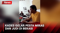 Nekat Gelar Judi, Oknum Kades Juga Pesta Miras di Kantor Desa