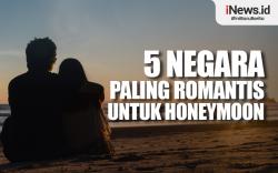 Infografis 5 Negara Paling Romantis untuk Honeymoon