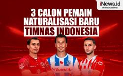Infografis Daftar 3 Calon Pemain Naturalisasi Baru Timnas Indonesia