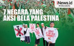 Infografis 7 Negara yang Aksi Bela Palestina