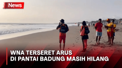 Berenang di Pantai Badung Bali, 2 WNA Hanyut 1 Orang Masih Hilang