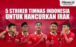 Infografis Daftar 5 Striker Timnas Indonesia untuk Hancurkan Irak di Kualifikasi Piala Dunia 2026