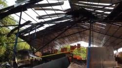 Mesin Pemanas Tripleks Meledak di Lumajang, Puluhan Rumah Rusak 2 Pekerja Dilarikan ke RS