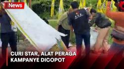Dianggap Curi Star, Panwaslu Copot Puluhan APK Bacaleg di Pekanbaru
