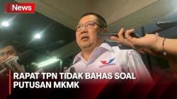 Hadiri Rapat TPN, HT: Tidak Bahas soal Putusan MKMK dan Tim Kampanye yang Lain