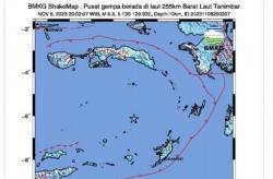 BMKG Gempa Terkini M 6,8 Guncang Tanimbar Maluku, Tidak Berpotensi Tsunami<