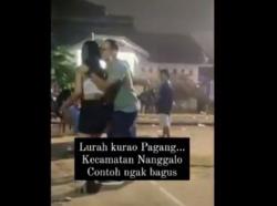 Viral Lurah di Padang Joget dengan Biduan Berujung Dibebastugaskan