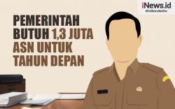 Infografis Pemerintah Butuh 1,3 Juta ASN untuk Tahun Depan