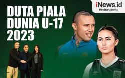 Infografis Radja Nainggolan dan Sabreena Dressler Jadi Duta Piala Dunia U-17 2023