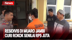 Tak Kapok! Residivis Kembali Ditangkap usai Curi Rokok Senilai Rp5 Juta 