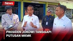 Presiden Jokowi Nilai Putusan MKMK Merupakan Kewenangan Yudikatif