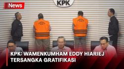 Breaking News: Wamenkumham Eddy Hiariej jadi Tersangka Dugaan Gratifikasi