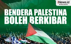 Infografis Bendera Palestina Boleh Berkibar di Kompetisi Liga Indonesia