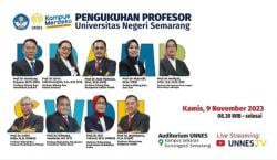  Unnes Kukuhkan 9 Profesor Baru, Berikut Profil dan Prestasinya