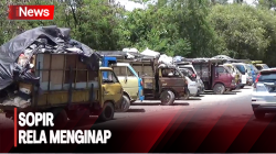 Pascakebakaran, Antrean Panjang Truk Sampah Terjadi di TPA Suwung Bali