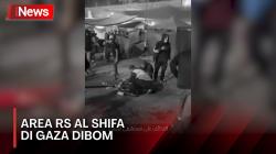 Biadab! Area RS Al Shifa di Gaza Dibom Tentara Zionis Israel