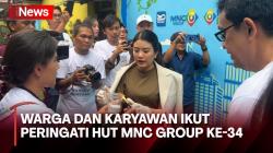Peringati HUT MNC Group ke-34, Direksi dan Karyawan Serta Warga Dukung Penataan Lingkungan di Kebon Sirih