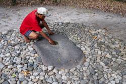 Lumpang Batu Situs Megalitik Dirawat Warga Desa Bangga Sigi