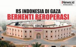 Infografis RS Indonesia di Gaza Berhenti Beroperasi